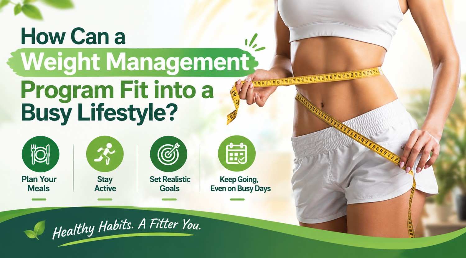 How Can a Weight Management Program Fit into a Busy Lifestyle?