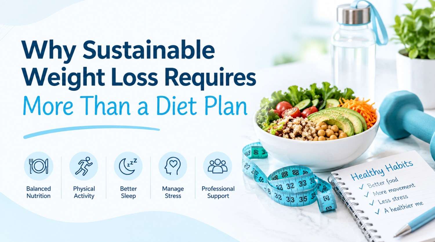 Why Sustainable Weight Loss Requires More Than a Diet Plan